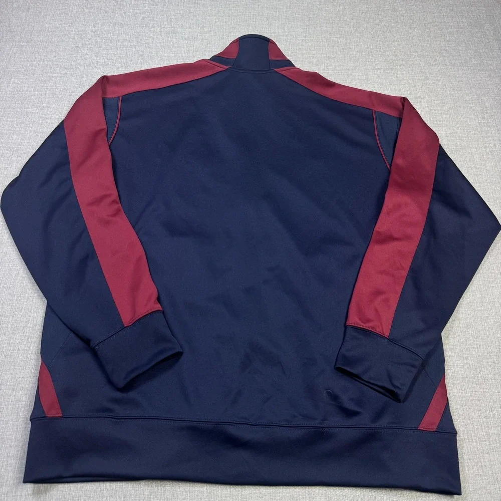 Nike Penn Athletics Quakers Dri-FIT Track Jacket Mens XL Blue Colorblock Zip